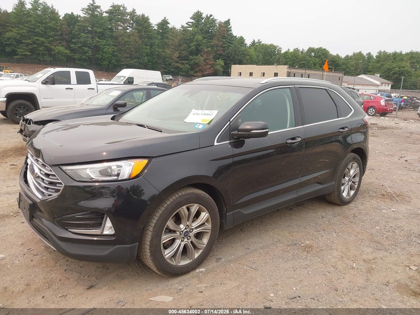 2019 Ford Edge, Front & Rear, IAAI, VIN 2FMPK4K92KBC23052 — photo 2