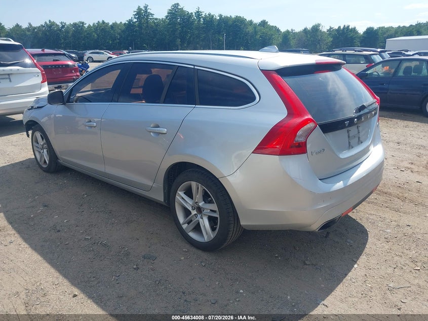 2015 Volvo V60 T5 Premier VIN: YV140MEB5F1203160 Lot: 45634008