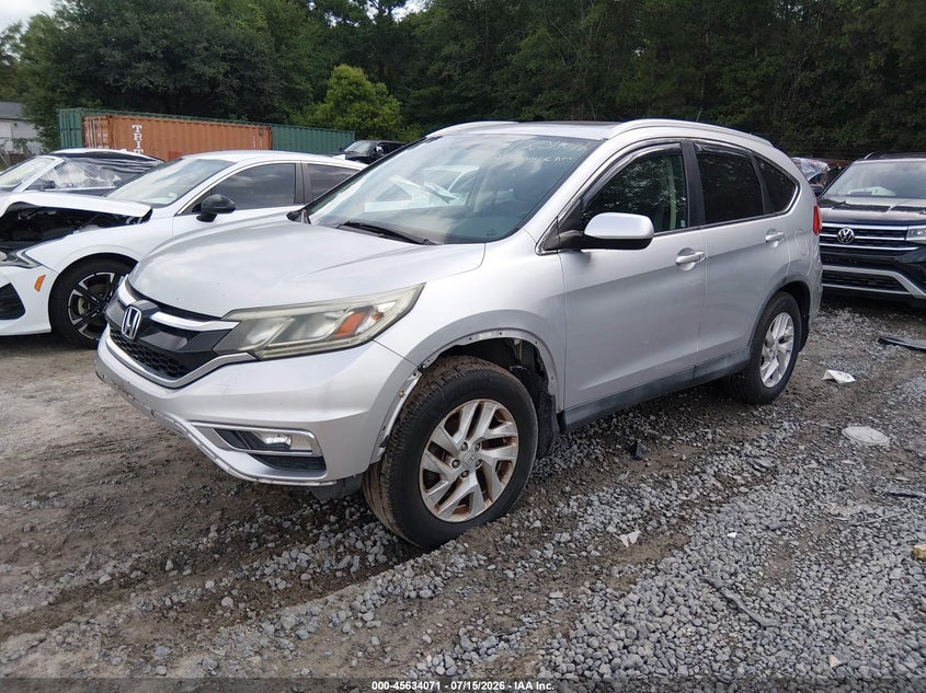 2015 Honda CR-V, Правий перед, IAAI, VIN 2HKRM4H7XFH618085 — фото 2
