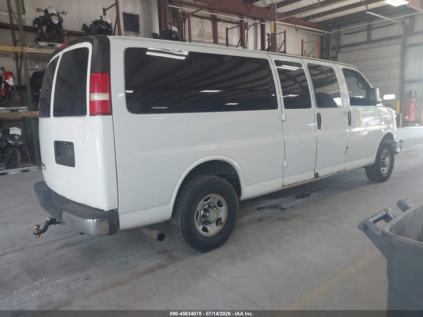 Vin: 1gazg1fg0d1171496, lot: 46132579, chevrolet express 3500 lt 20134