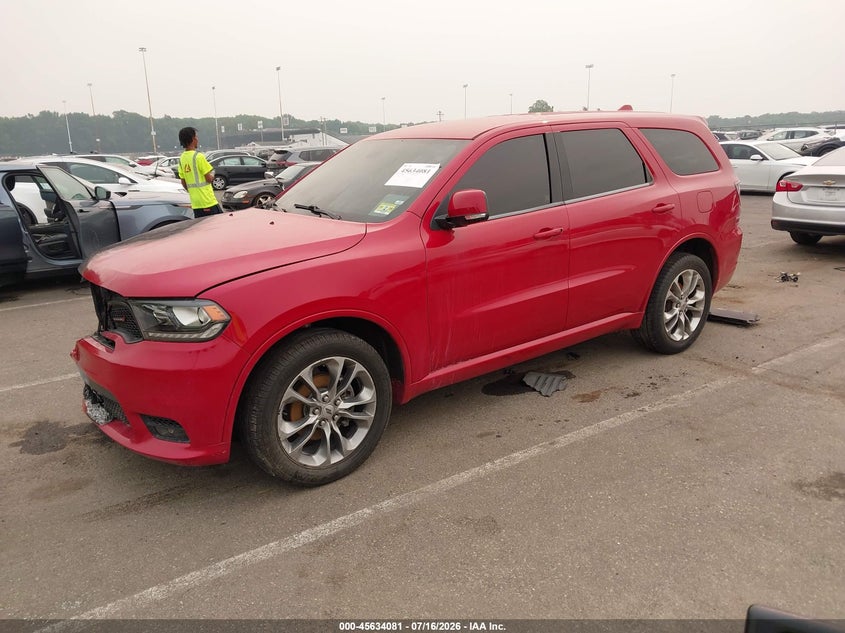 2019 Dodge Durango Gt Plus Awd VIN: 1C4RDJDG9KC664274 Lot: 45634081