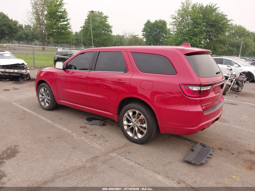 2019 Dodge Durango Gt Plus Awd VIN: 1C4RDJDG9KC664274 Lot: 45634081