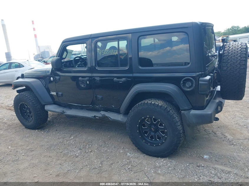 2018 Jeep Wrangler Unlimited Sport S 4X4 VIN: 1C4HJXDG5JW148773 Lot: 45634147