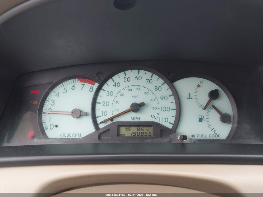 2004 Toyota Corolla Le VIN: 2T1BR38E64C285749 Lot: 45634180