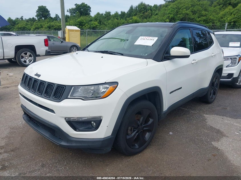 2019 Jeep Compass, Затопление, IAAI, VIN 3C4NJCBB0KT612854 — фото 2