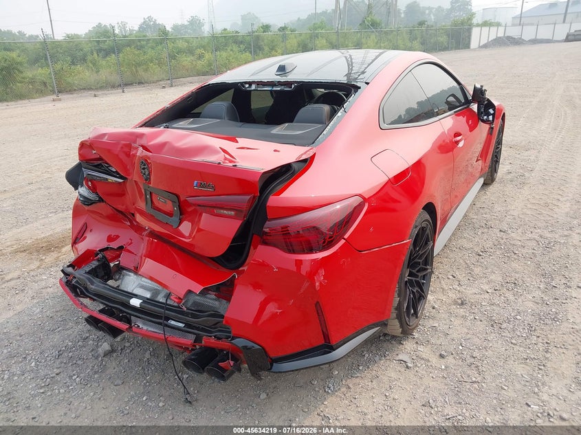 2026 BMW M4 Competition xDrive VIN: WBS33HK09TCW64356 Lot: 45634219