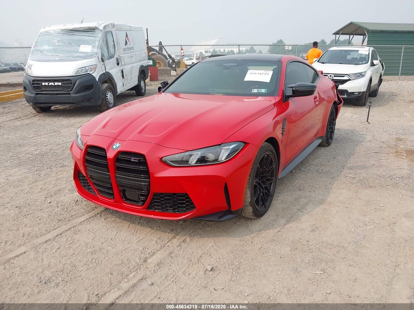 Vin: wbs33hk09tcw64356, lot: 46132720, bmw m4 competition xdrive 20262