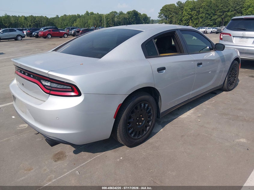 Vin: 2c3cdxkt9gh197472, lot: 46132721, dodge charger police 20164