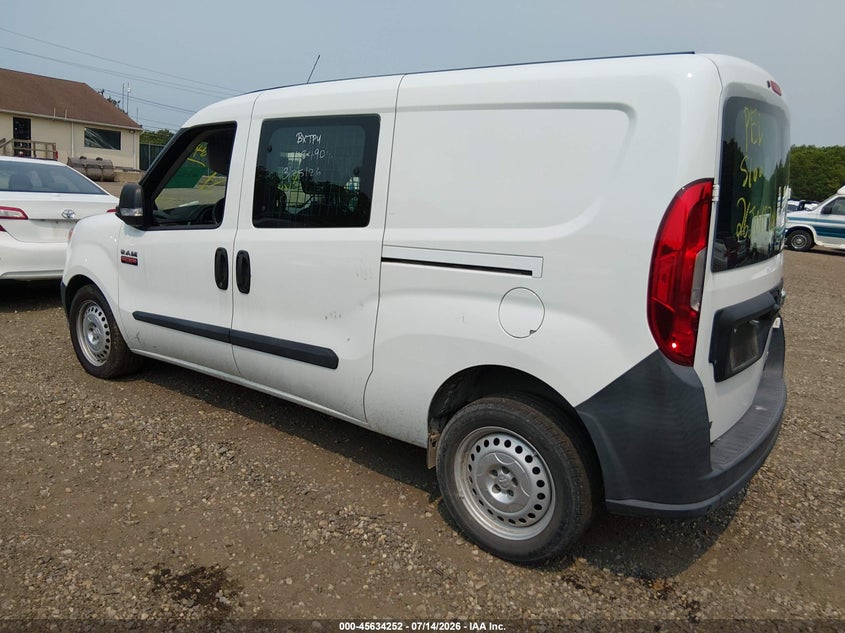 Vin: zfbhrfab4m6u45102, lot: 46132753, ram promaster city tradesman 20213