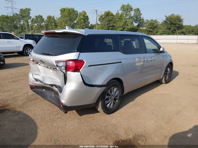 Vin: kndmb5c18l6586641, lot: 46132757, kia sedona lx 20204