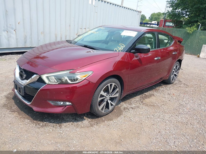 Vin: 1n4aa6ap9gc397464, lot: 46132758, nissan maxima 3.5 s 20162