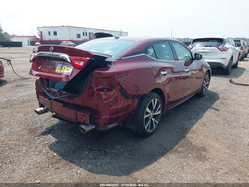 Vin: 1n4aa6ap9gc397464, lot: 46132758, nissan maxima 3.5 s 20164