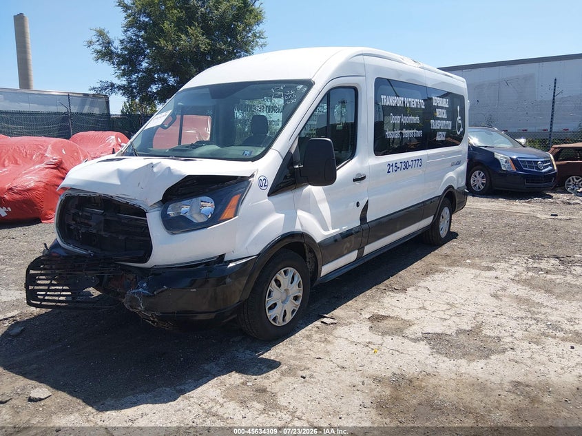 Vin: 1fdzx2cm9fkb08655, lot: 46132810, ford transit-350 xl 20152