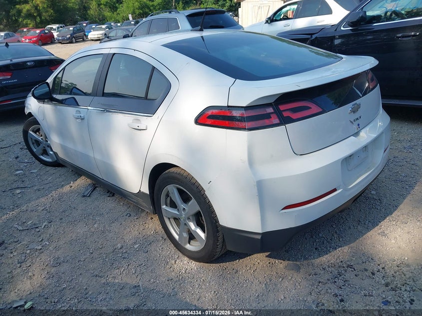 Vin: 1g1ra6e49du112385, lot: 46132835, chevrolet volt 20133