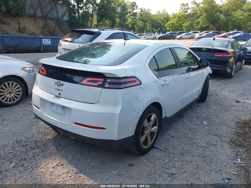 Vin: 1g1ra6e49du112385, lot: 46132835, chevrolet volt 20134