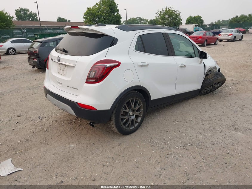 Vin: kl4cj1sm4kb716157, lot: 46132914, buick encore fwd sport touring 20194