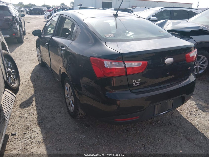 Vin: knadm4a3xd6241778, lot: 46132934, kia rio lx 20133