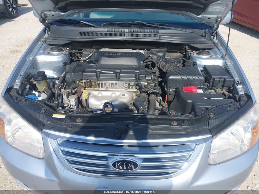 2007 Kia Spectra Ex VIN: KNAFE121275377494 Lot: 45634441