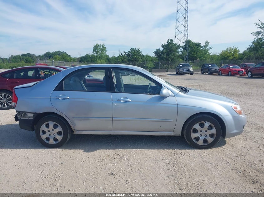 2007 Kia Spectra Ex VIN: KNAFE121275377494 Lot: 45634441
