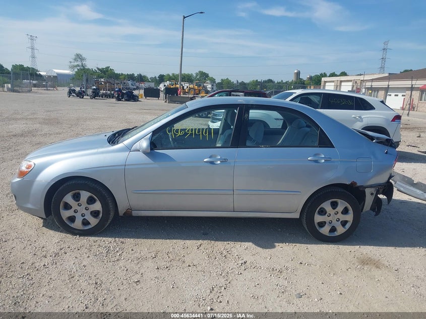 2007 Kia Spectra Ex VIN: KNAFE121275377494 Lot: 45634441