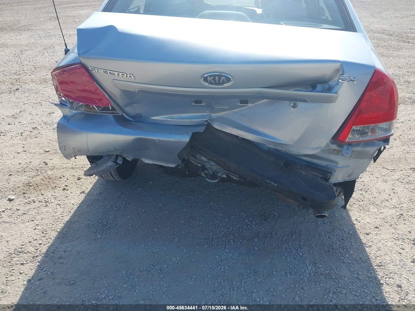 2007 Kia Spectra Ex VIN: KNAFE121275377494 Lot: 45634441
