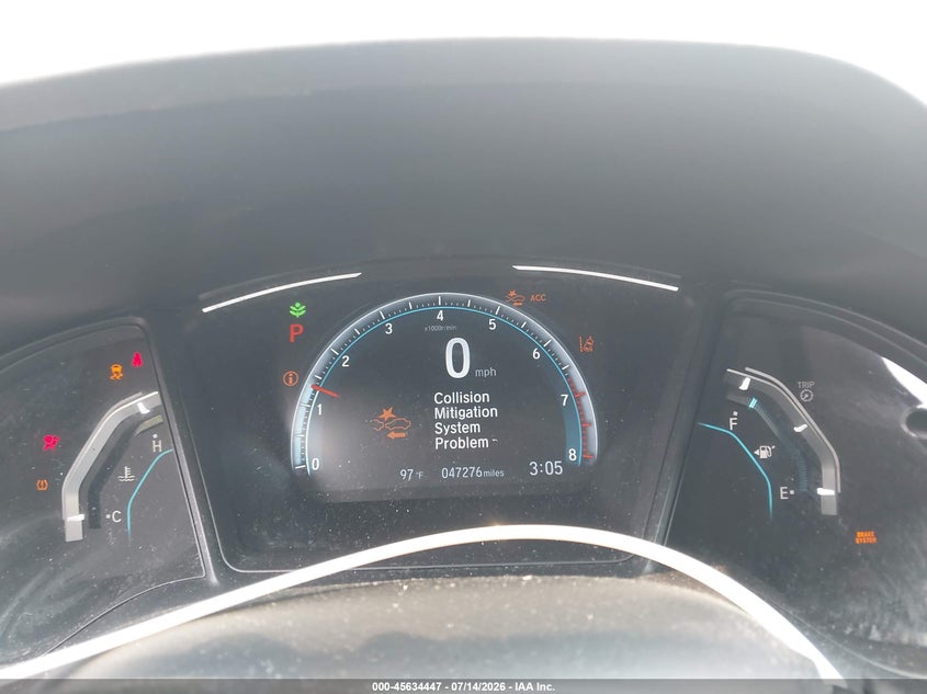 2021 HONDA CIVIC SEDAN 2.0L I-4 DOHC, VVT, 158HP