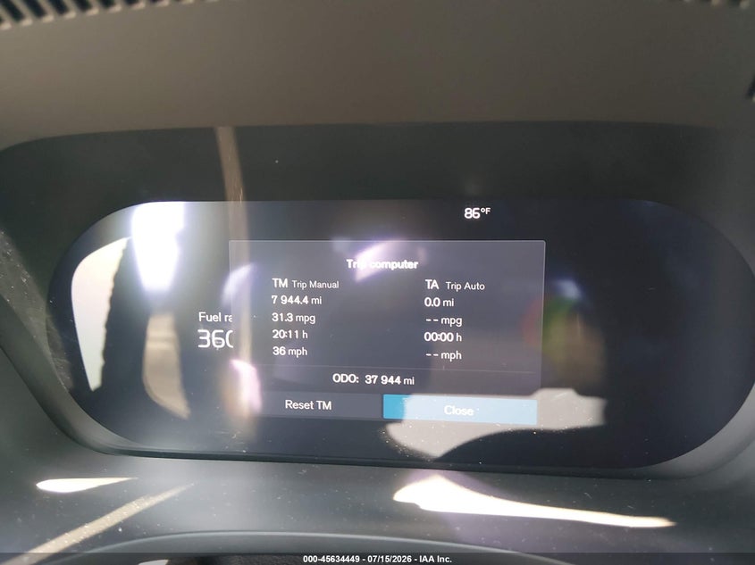 2025 Volvo Xc60 B5 Ultra VIN: YV4M12RMXS1159666 Lot: 45634449