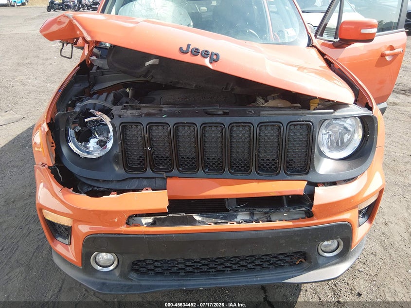 2019 Jeep Renegade Altitude 4X4 VIN: ZACNJBBB6KPJ93181 Lot: 45634452