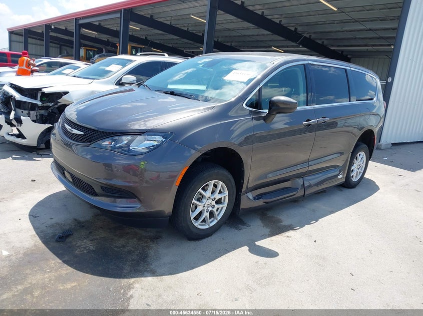 Vin: 2c4rc1cg5nr118636, lot: 46133051, chrysler voyager lx 20222