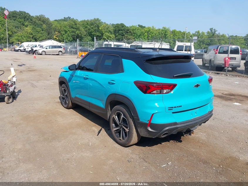 CHEVROLET TRAILBLAZER 2021 VIN KL79MUSL8MB043213