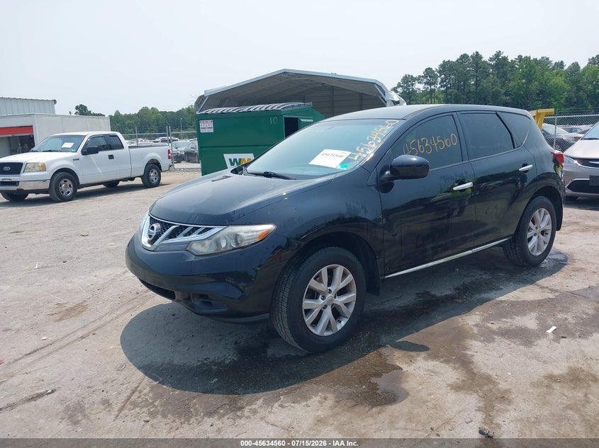 Vin: jn8az1mu6cw114071, lot: 46133061, nissan murano s 20122