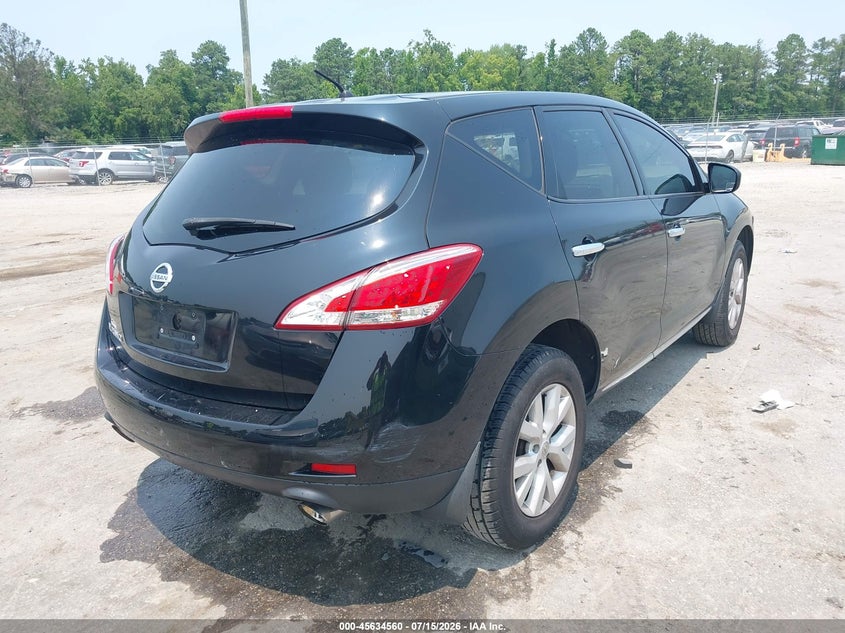 2012 Nissan Murano S VIN: JN8AZ1MU6CW114071 Lot: 45634560