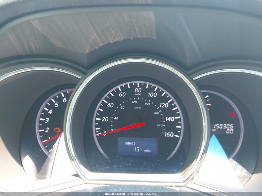 2012 Nissan Murano S VIN: JN8AZ1MU6CW114071 Lot: 45634560
