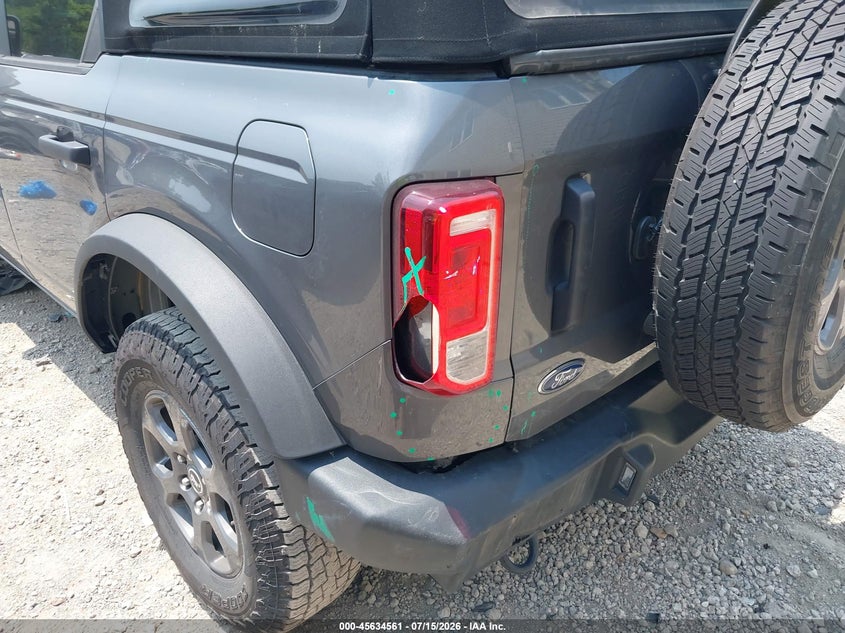 2022 Ford Bronco Big Bend/Black Diamond/Outer Banks VIN: 1FMDE5BHXNLA87233 Lot: 45634561