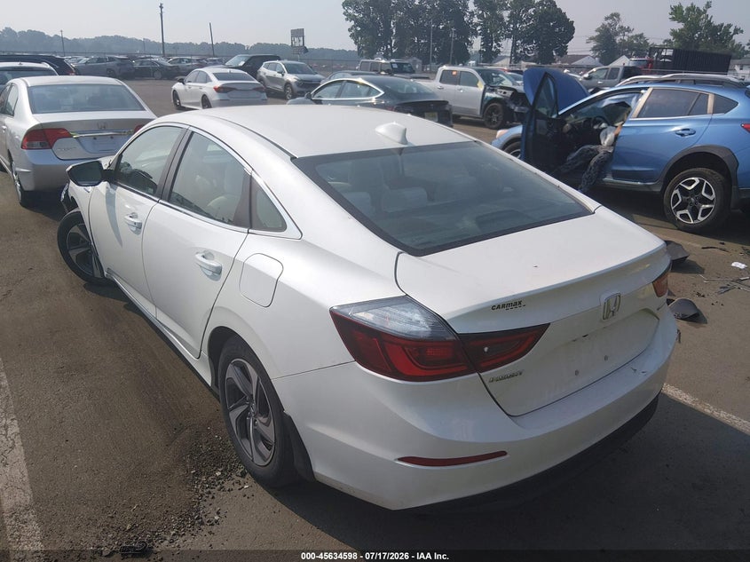 Vin: 19xze4f54ke001276, lot: 46133099, honda insight ex 20193
