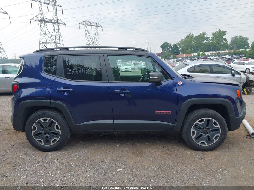 2016 Jeep Renegade Trailhawk VIN: ZACCJBCT0GPC75917 Lot: 45634612