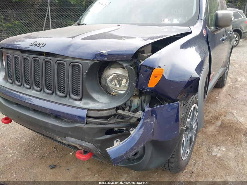 2016 Jeep Renegade Trailhawk VIN: ZACCJBCT0GPC75917 Lot: 45634612
