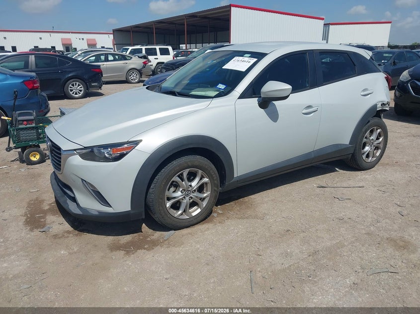 Vin: jm1dkdb77h0162894, lot: 46133117, mazda cx-3 sport 20172