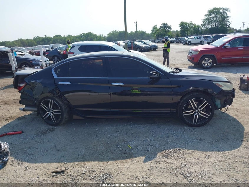 2017 Honda Accord Touring V6 VIN: 1HGCR3F98HA007201 Lot: 45634630
