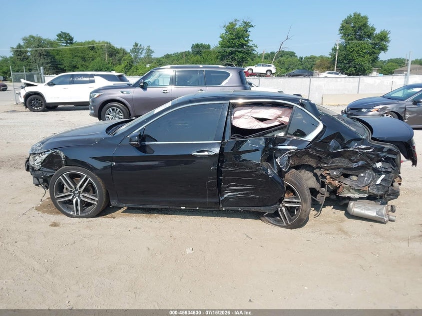 2017 Honda Accord Touring V6 VIN: 1HGCR3F98HA007201 Lot: 45634630