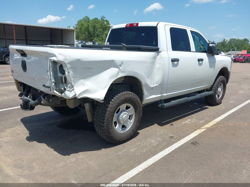 Vin: 3c6ur5cj5rg217102, lot: 46133149, ram 2500 tradesman  4x4 6'4 box 20244