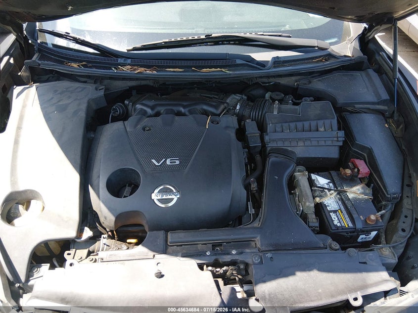 2010 Nissan Maxima 3.5 Sv VIN: 1N4AA5AP2AC826123 Lot: 45634684