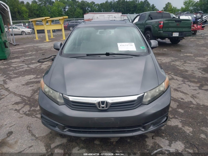 2012 Honda Civic Ex-L VIN: 19XFB2F92CE308126 Lot: 45634728