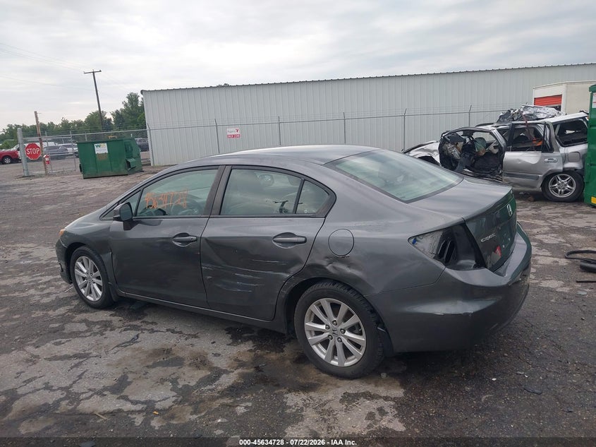 2012 Honda Civic Ex-L VIN: 19XFB2F92CE308126 Lot: 45634728
