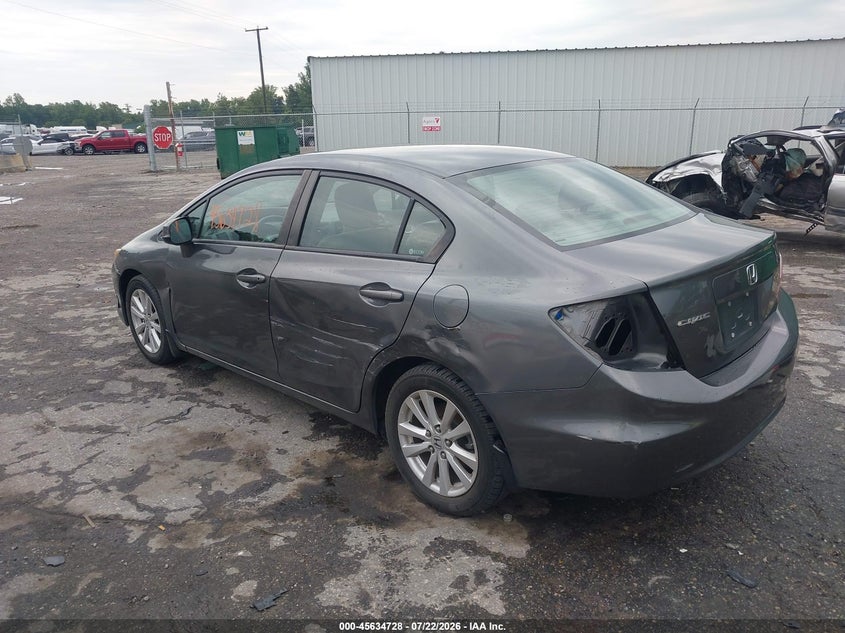2012 Honda Civic Ex-L VIN: 19XFB2F92CE308126 Lot: 45634728