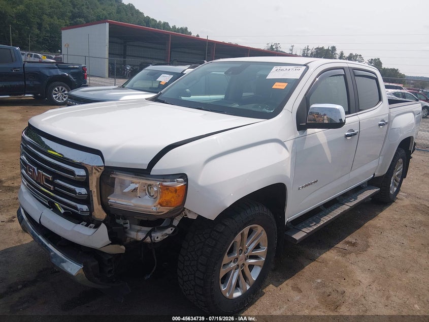 Vin: 1gtg6de32g1197748, lot: 46133240, gmc canyon slt 20162