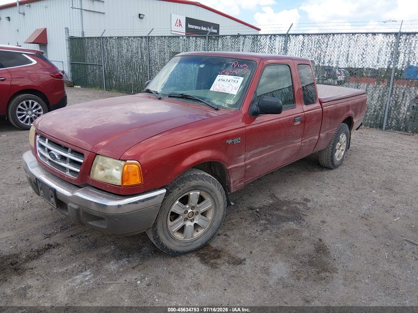 2002 Ford Ranger Xlt VIN: 1FTYR44E42TA42923 Lot: 45634753