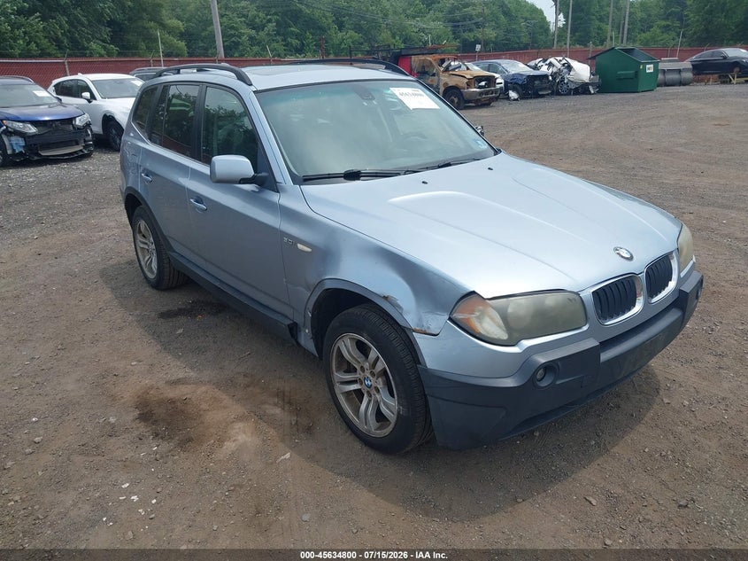 2005 BMW X3 3.0I VIN: WBXPA93445WD20222 Lot: 45634800