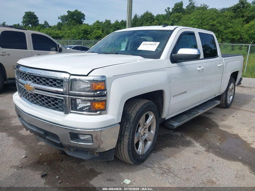 2014 Chevrolet Silverado, Удар спереди, IAAI, VIN 3GCPCREC8EG129202 — фото 2