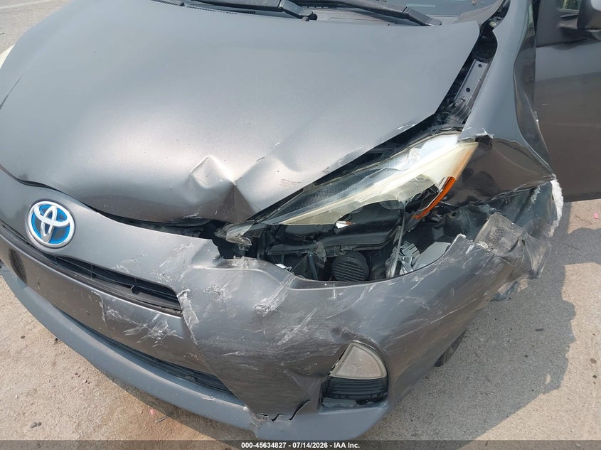 2013 Toyota Prius C Two VIN: JTDKDTB3XD1552160 Lot: 45634827